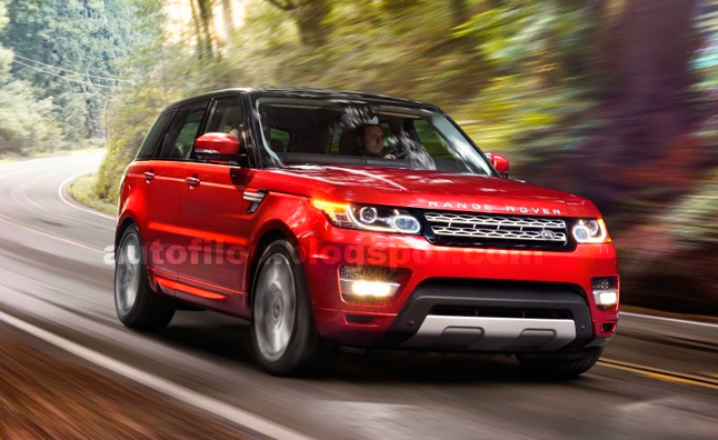 2014 Range Rover Sport - Orange Exterior - Front Side Quarter