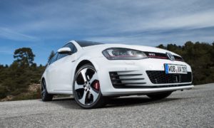 2017 Volkswagen Golf GTI - White Exterior - Front Side Quarter - Low