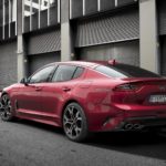 2018 Kia Stinger GT - Exterior - Rear Quarter - Street Shot
