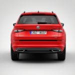 2018 SKODA KODIAQ SPORTLINE - Red Exterior - Rear Quarter