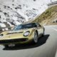 Paolo Stanzani - Lamborghini Miura - Olive Exterior - Front Quarter - Dynamic