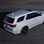 2018 Dodge Durango SRT - White Exterior - Rear Side Quarter - Overhead