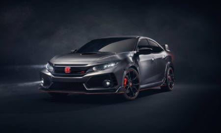 2018 Honda Civic Type R - Grey Exterior - Front Side Quarter