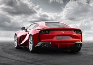 Ferrari 812 Superfast - Red Exterior - Rear Side Quarter