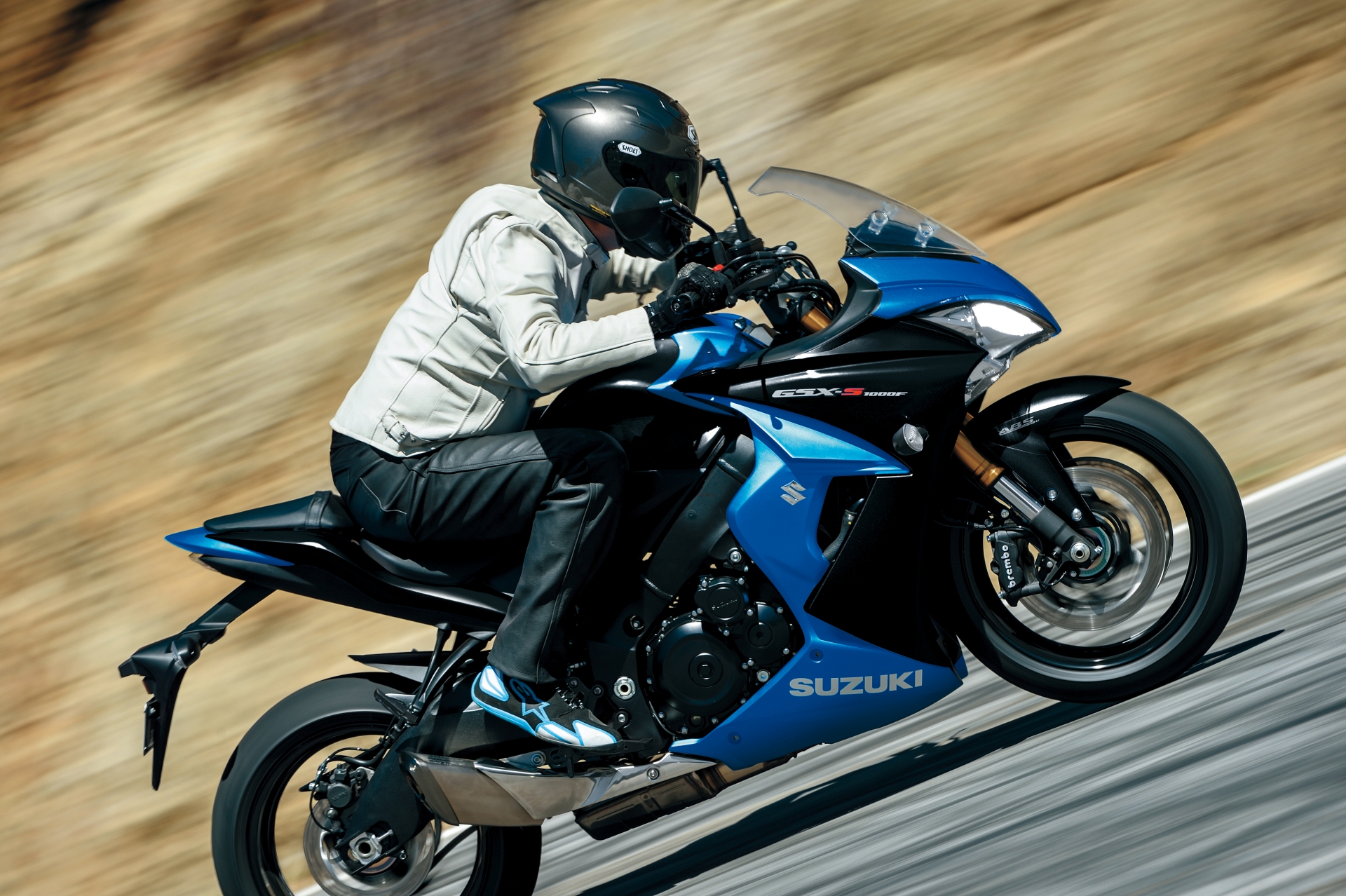 Suzuzki GSX-S1000F - Blue & Black Exterior - Side - Dynamic