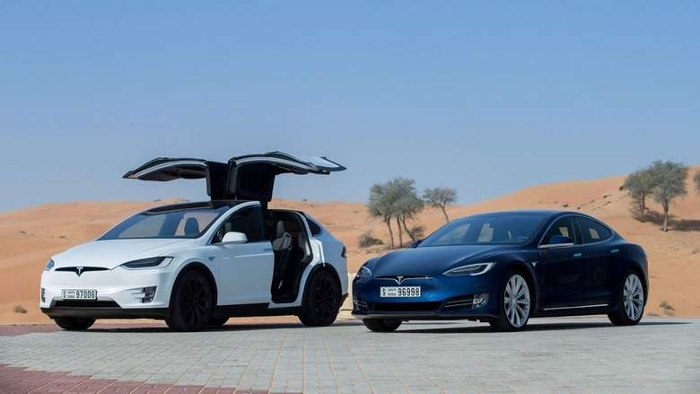 Tesla Model X and Tesla Model S