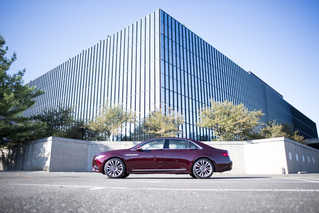 2017 Lincoln Continental - Red Exterior - Side Profile - Static