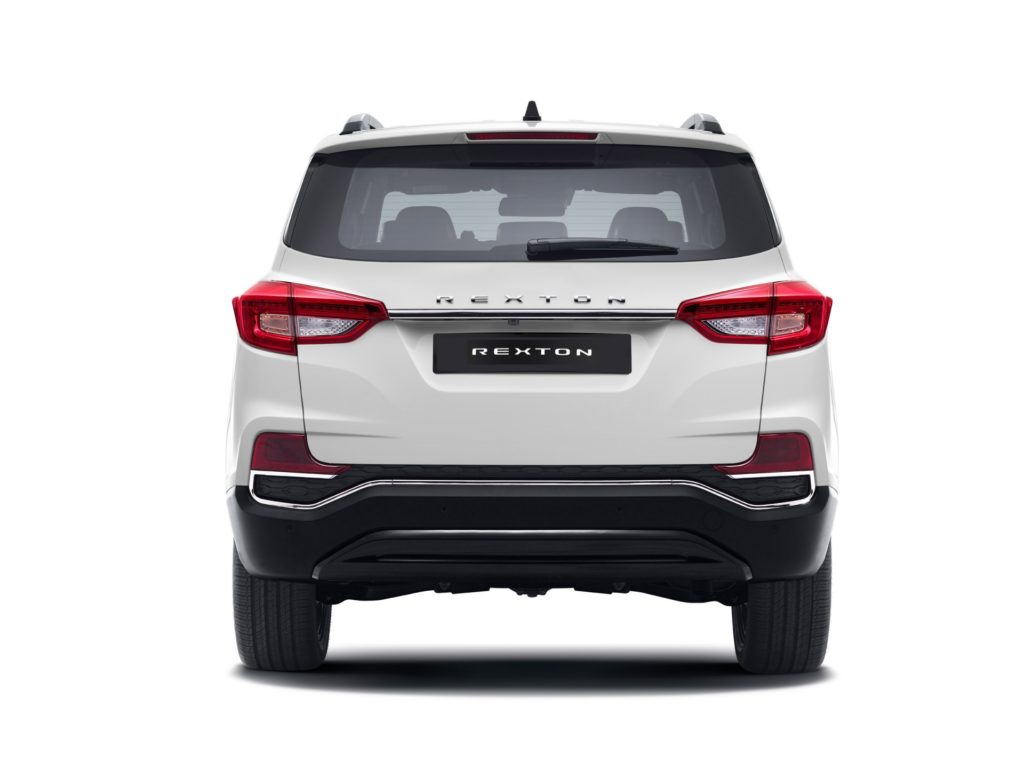 2018 Ssangyong Rexton - White Exterior - Rear - Static