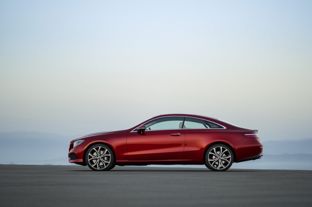 2017 Mercedes-Benz E-Class Coupe - Red Exterior - Side - Static