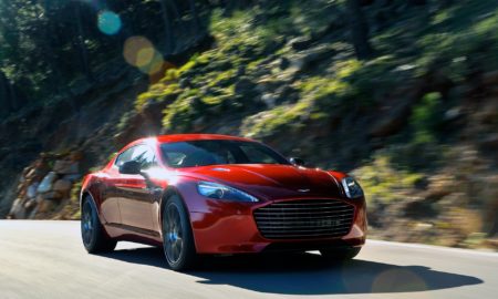 2017 Aston Martin Rapide S - Red Exterior - Front Side Quarter - Dynamic