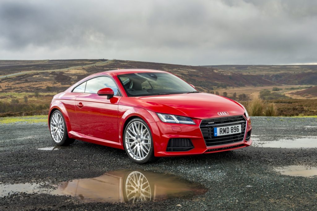 Wonder Cars For Women - 2017 Audi TT - Red Exterior - Front Side Quarter