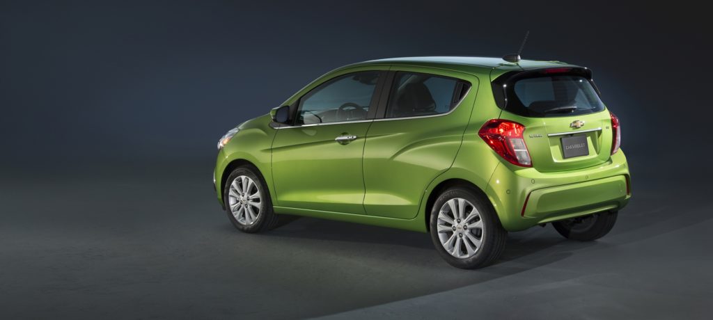 2017 Chevrolet Spark - Green Exterior - Rear Side Quarter