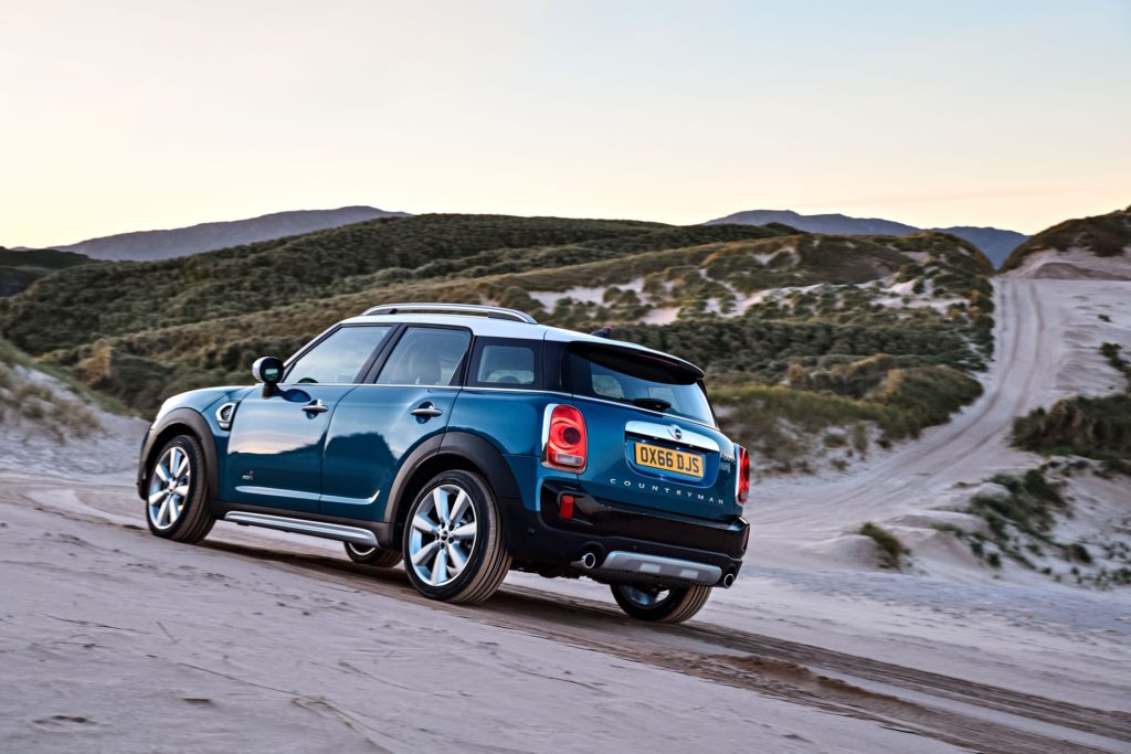 Wonder Cars For Women - 2017 MINI Countryman - Blue Exterior - Rear Side Quarter