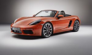 Wonder Cars For Women - 2017 Porsche 718 Boxster S - Orange Exterior - Front Side Quarter