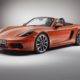 Wonder Cars For Women - 2017 Porsche 718 Boxster S - Orange Exterior - Front Side Quarter