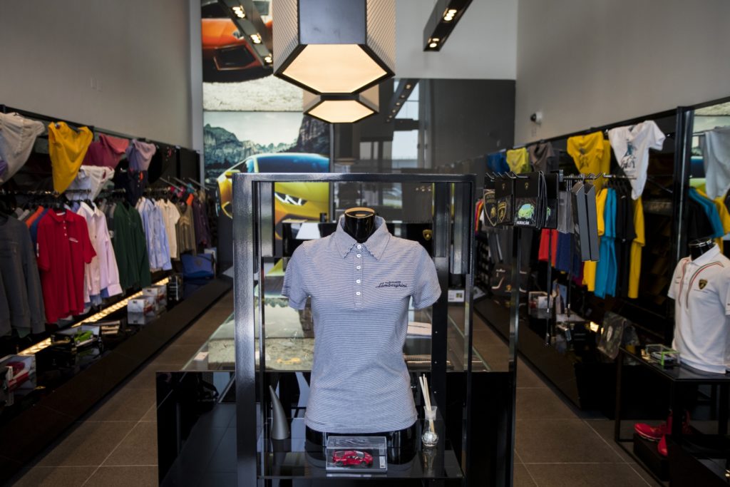 Largest Lamborghini Showroom Opens In Dubai - Interior - Retail