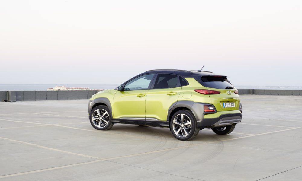 2018 Hyundai Kona - Green Exterior - Rear Side View