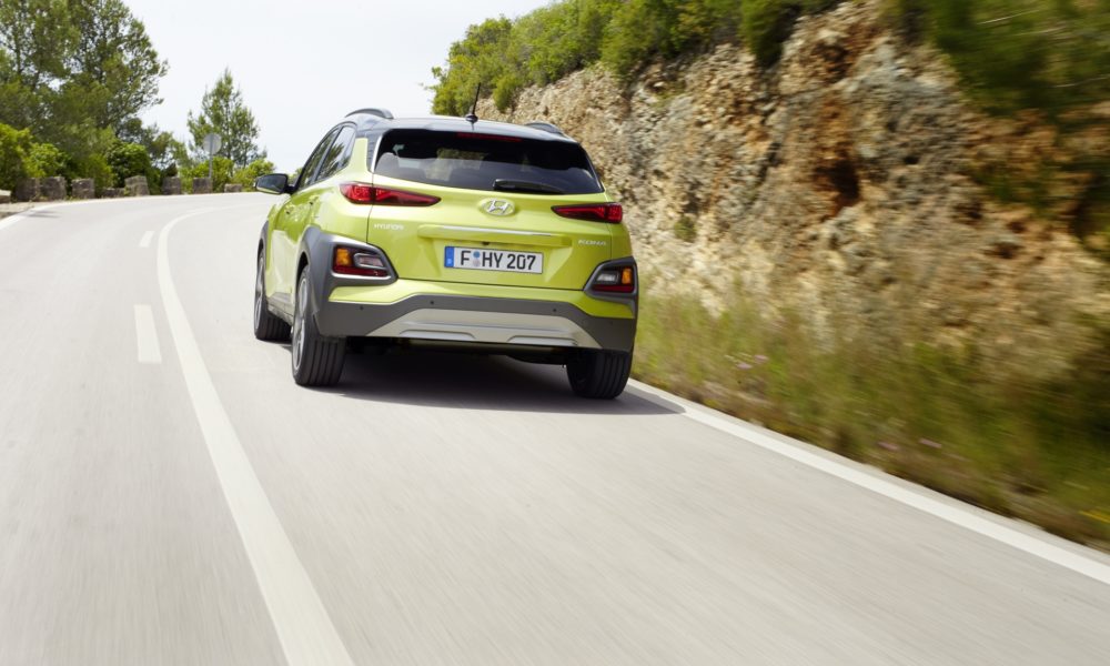 2018 Hyundai Kona - Green Exterior - Rear View - Dynamic