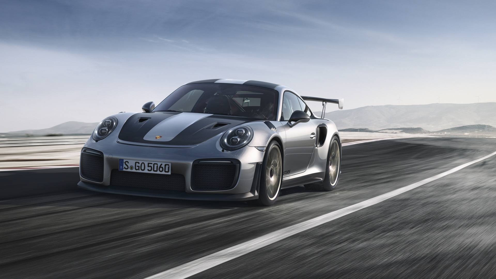 2018 Porsche 911 GT2 RS - Grey Exterior - Front Side View