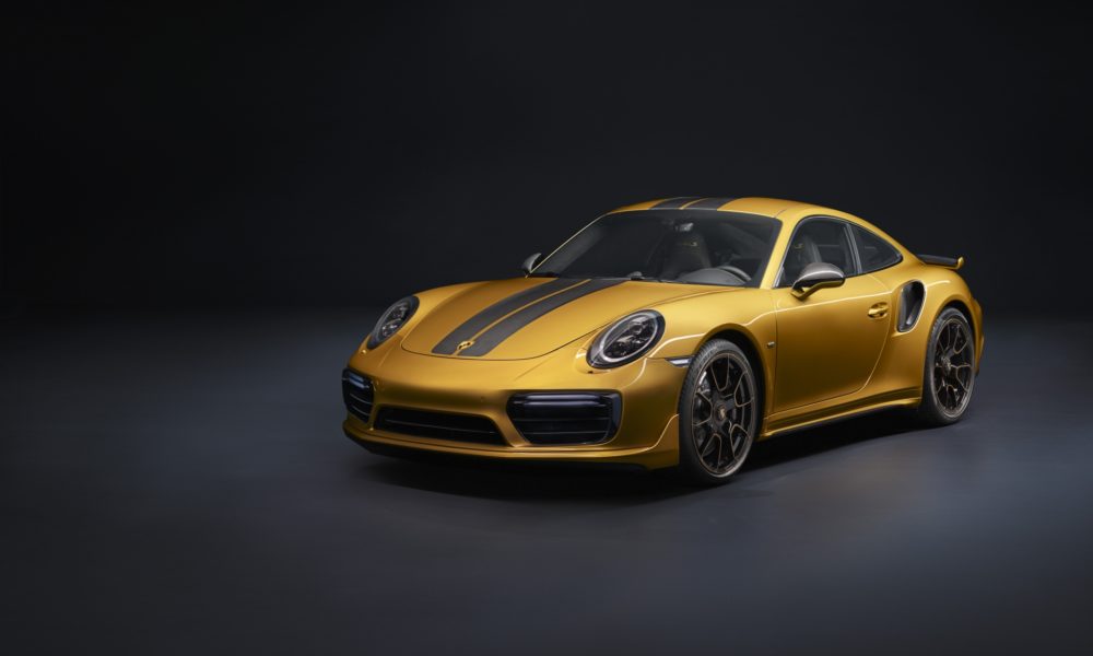 2018 Porsche 911 Turbo S Exclusive Series - Yellow Exterior - Front Side