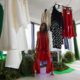 Cadillac Commissions Jordanian designer Nafsika Skourti To Fashion Piece - Model With Red Outfit