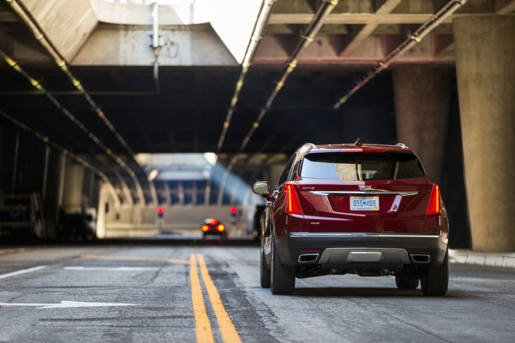 2017 Cadillac XT5 Review - Red Exterior - Rear View