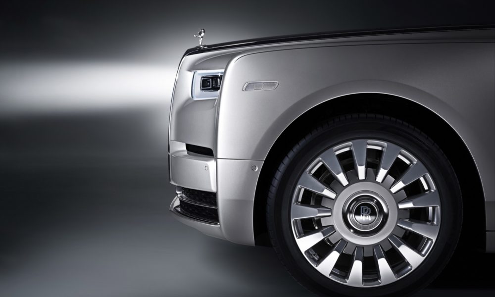 2018 Rolls-Royce Phantom VII - Silver And Grey Exterior - Front Side And Alloys View