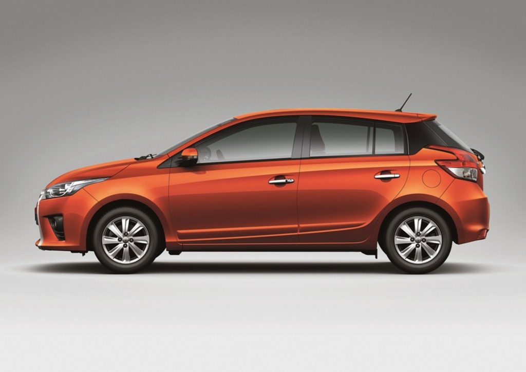 Cheap & Cheerful Affordable Vehicles Under AED 50,000 - Toyota Yaris - Side View