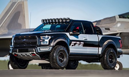 Ford F-150 Raptor F-22 Concept - Black Exterior - Front Side View