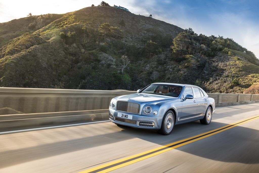 2017 Bentley Mulsanne Review - Light Blue Exterior - Front Side View