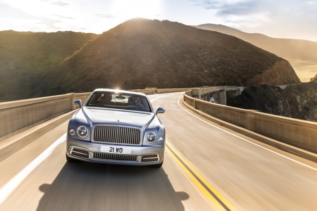 2017 Bentley Mulsanne Review - Light Blue Exterior - Front View