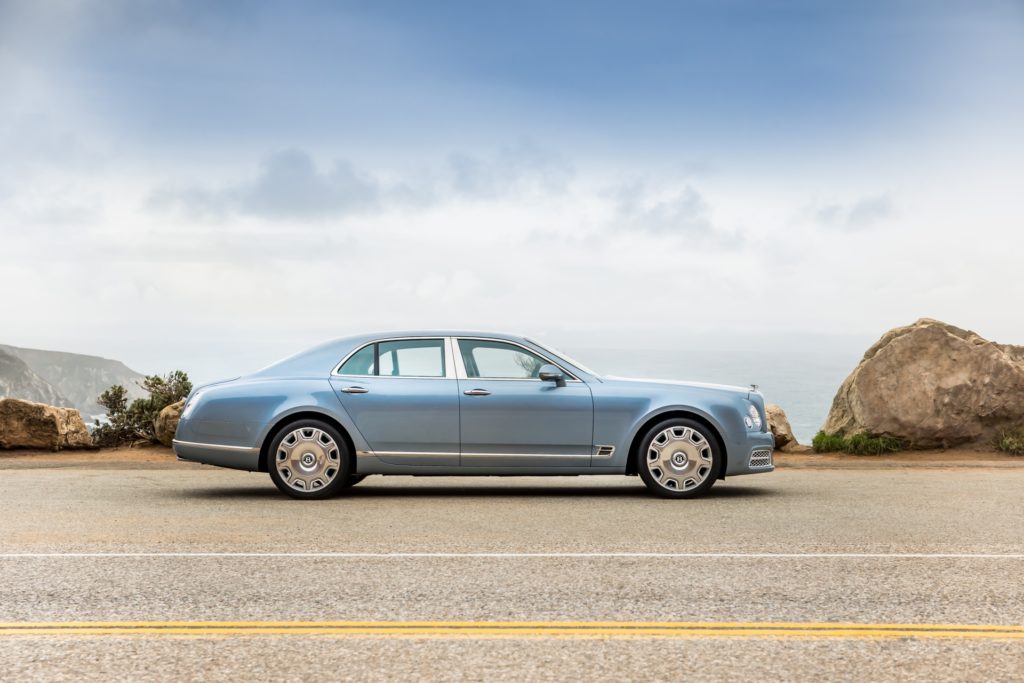 2017 Bentley Mulsanne Review - Light Blue Exterior - Side View