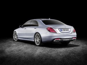 2018 Mercedes-Benz S-Class - Silver Exterior - Rear Side View