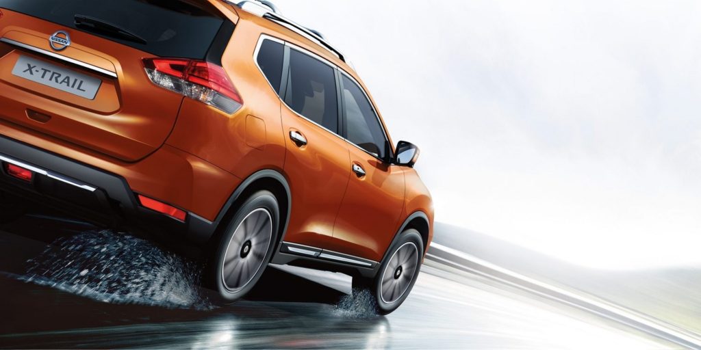 2018 Nissan X-TRAIL - Orange Exterior - Rear Side View