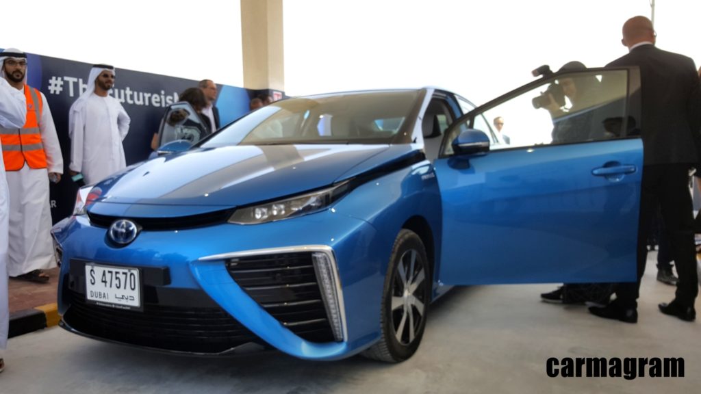 UAE's first Hydrogen Fuel Station inaugurated in DFC, Dubai, UAE - Toyota Mirai