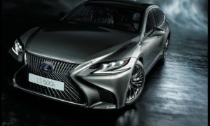 2018 Lexus LS 500h - Grey Exterior - Front Side View