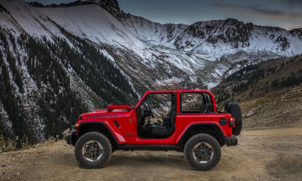 2018 Jeep Wrangler Rubicon - Red Exterior - Side View