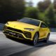2018 Lamborghini Urus SUV - Yellow Exterior - Front Side View - Dynamic