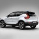 2018 Volvo XC40 - White Exterior - Rear Side View
